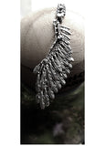 Realistic Silver Wing Necklace - Holy Buyble