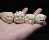 Mammoth Ivory Fossil Foo Dog Ring - Holy Buyble