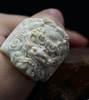 Mammoth Ivory Fossil Foo Dog Ring - Holy Buyble