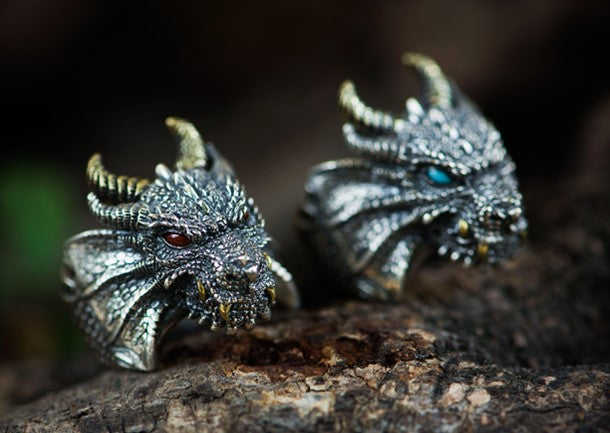 Tribal Dragon Ring - Main Image
