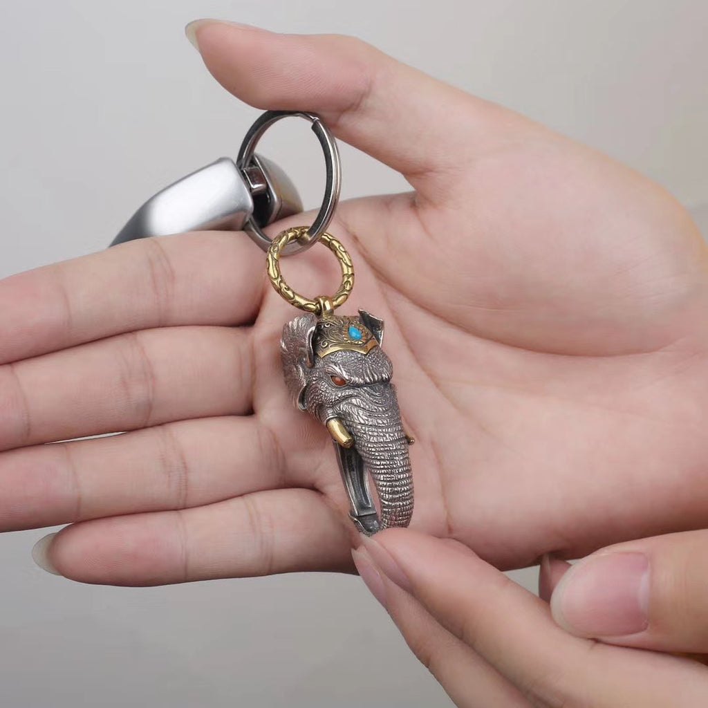 Ganesha Elephant God Key Ring