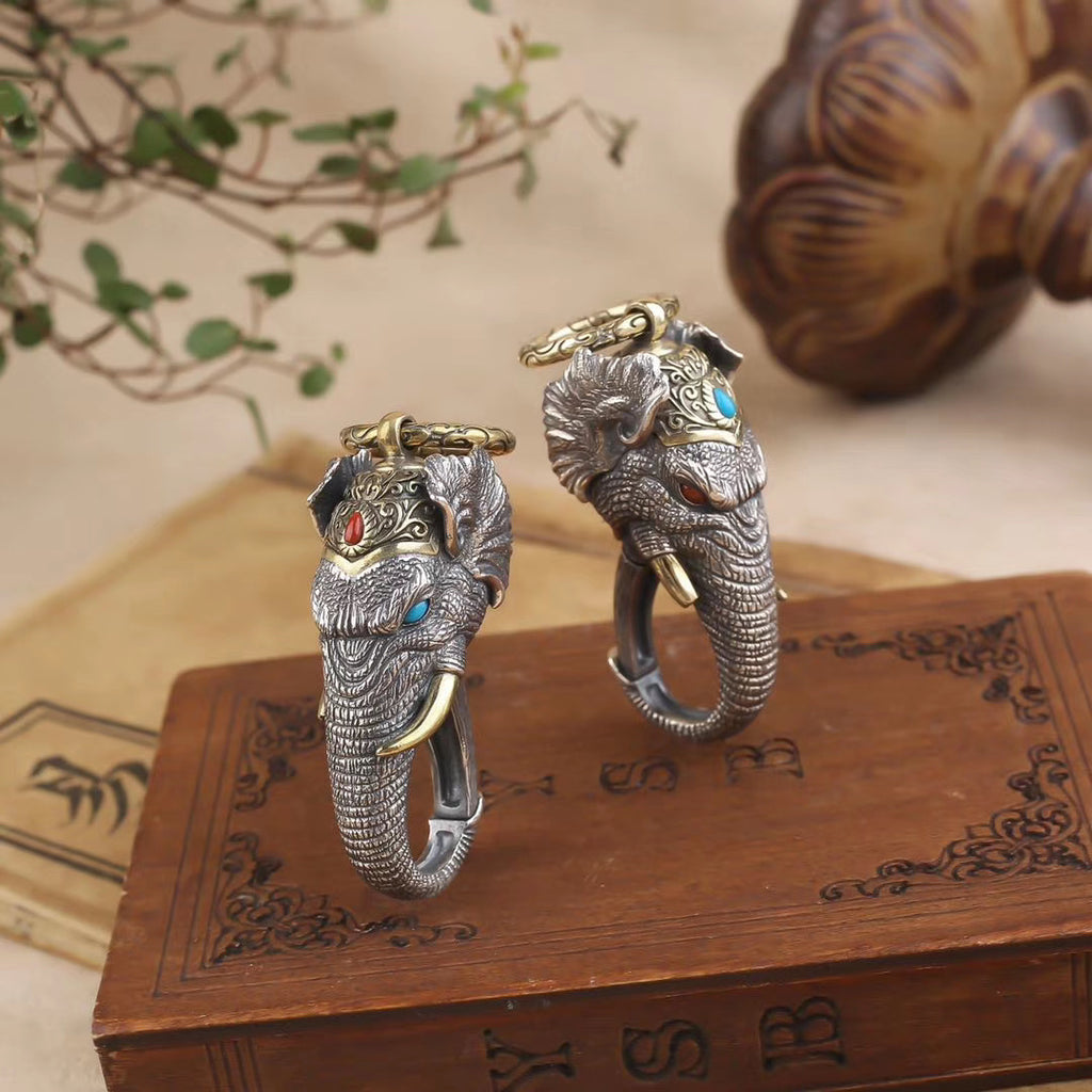 Ganesha Elephant God Key Ring