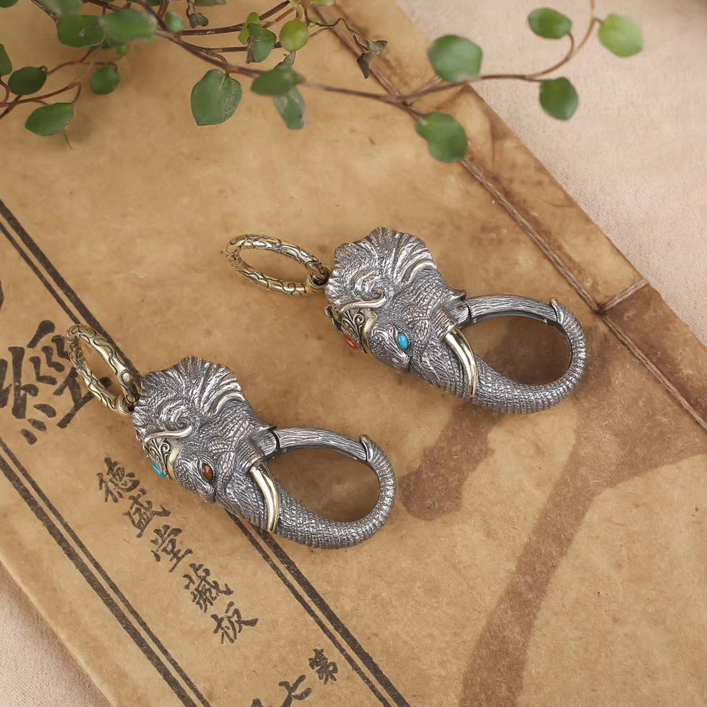 Ganesha Elephant God Key Ring