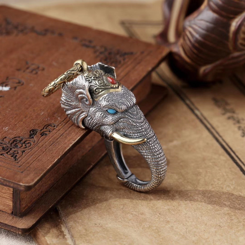 Ganesha Elephant God Key Ring