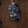 Mahākāla God of Fortune Silver Pendant - Holy Buyble