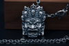 Mahākāla God of Fortune Silver Pendant - Holy Buyble