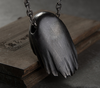 Grim Reaper Vampire Skull Pendant Necklace