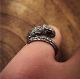 Chameleon Silver Ring - Holy Buyble