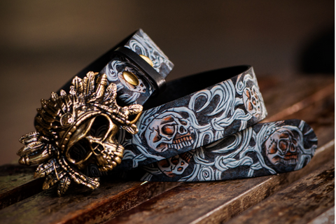 Brass Skull Lighter Pendant