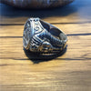 Egyptian Anubis & Pharaohs Silver Ring - Holy Buyble