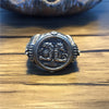 Egyptian Anubis & Pharaohs Silver Ring - Holy Buyble