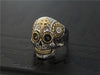 Mexican Sugar Skull Biker Ring - Holy Buyble