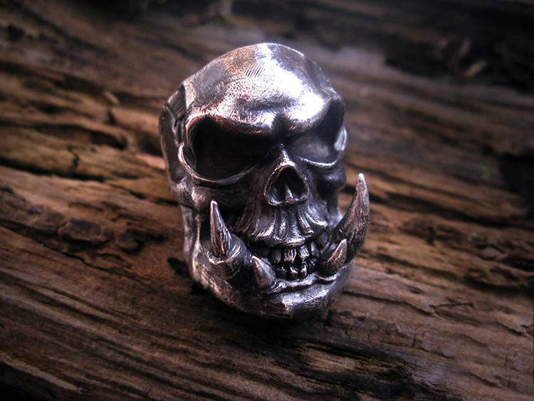 Demon Beast Skull Ring - Holy Buyble