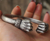 Power Fist Silver Bracelet - Holy Buyble