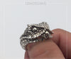 Horned Cerastes Snake Ring - Holy Buyble