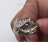 Horned Cerastes Snake Ring - Holy Buyble