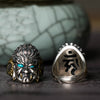 Immovable Protector Acalanatha Silver Ring - Holy Buyble