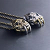 Saber-Toothed Tiger Skull Pendant - Holy Buyble