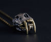 Saber-Toothed Tiger Skull Pendant - Holy Buyble