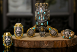 Mahākāla God of Fortune Silver Pendant Set - Holy Buyble
