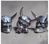 Japanese Demon Oni Silver Earring - Holy Buyble