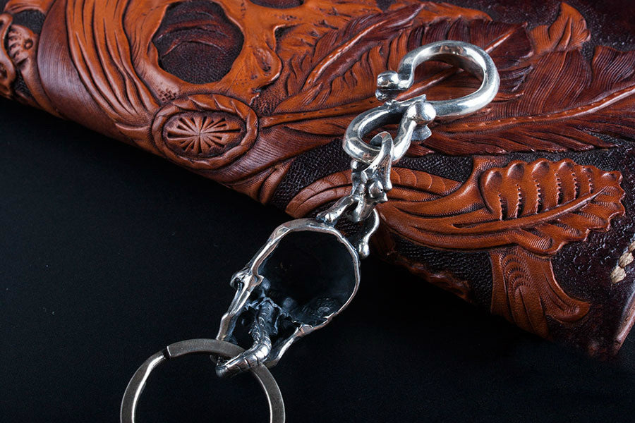 Skull & Snake Key Ring - Holy Buyble