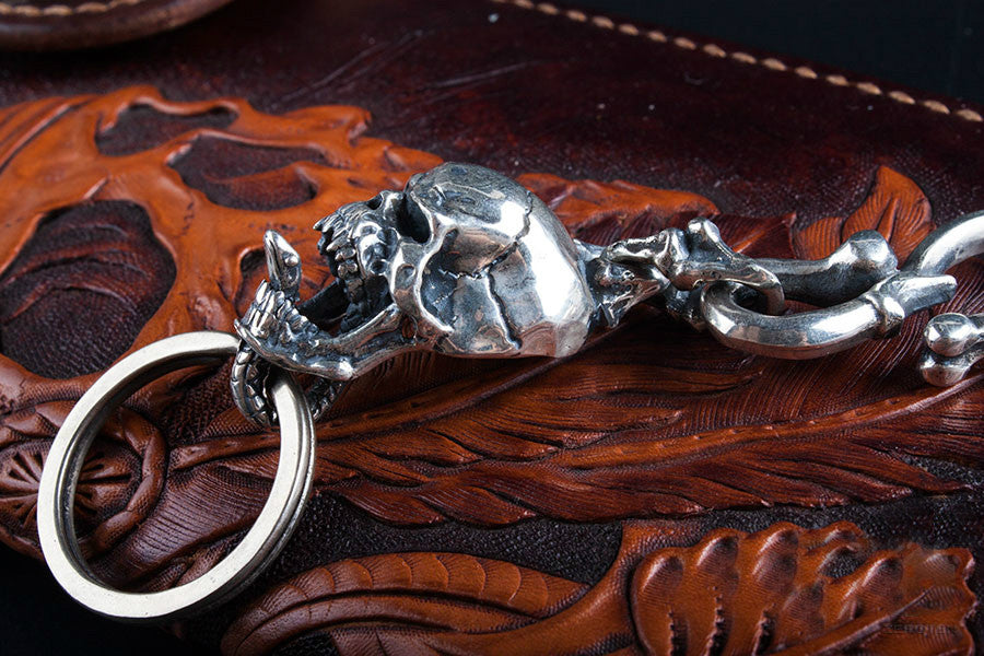 Skull & Snake Key Ring - Holy Buyble