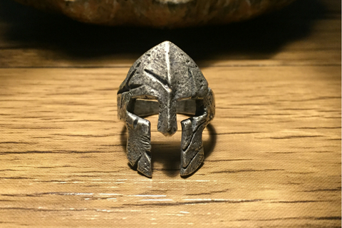 Japanese Oni Demon Silver Pendant