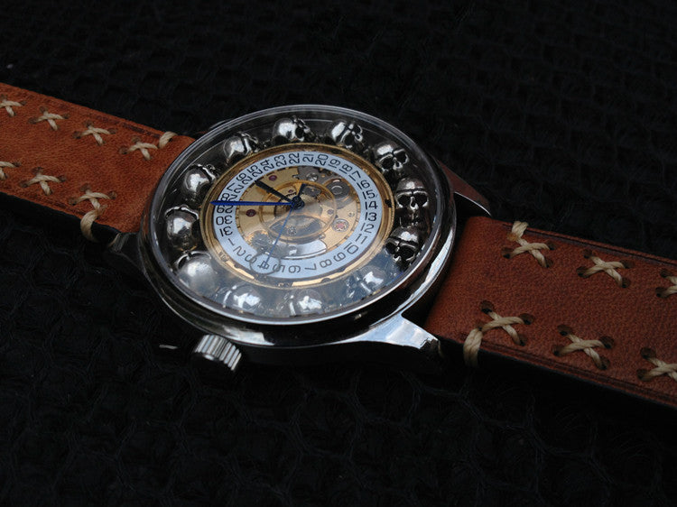 Steampunk Skull Automatic Watch - Holy Buyble