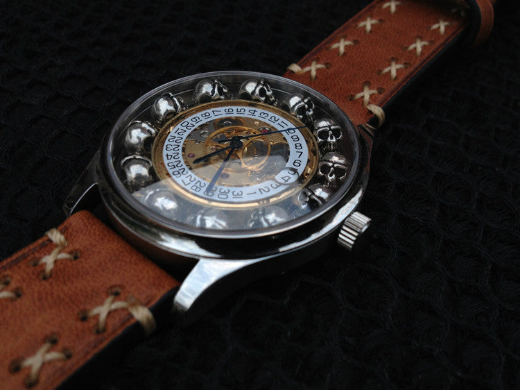 Steampunk Skull Automatic Watch – Holy Buyble