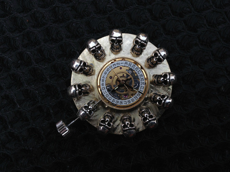 Steampunk Skull Automatic Watch - Holy Buyble