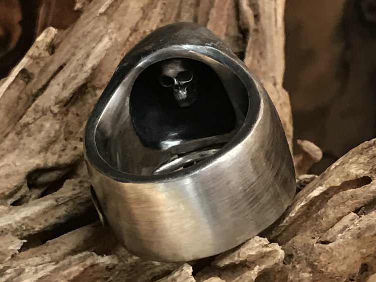 Made to Order Vampire Skull Silver Ring - Holy Buyble