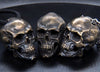 Solid Brass Skull Pendant