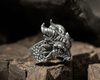 Little Monster Horned Dragon Ring