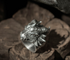 Little Monster Horned Dragon Ring