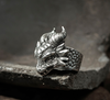 Little Monster Horned Dragon Ring