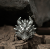 Little Monster Horned Dragon Ring