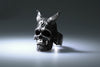 Horned Demon Skull Ring - Holy Buyble