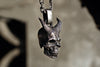 Horned Demon Skull Pendant - Holy Buyble