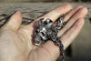 Horned Demon Skull Pendant - Holy Buyble