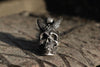 Horned Demon Skull Pendant - Holy Buyble