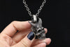 Horned Demon Skull Pendant - Holy Buyble