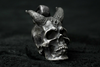 Horned Demon Skull Pendant - Holy Buyble