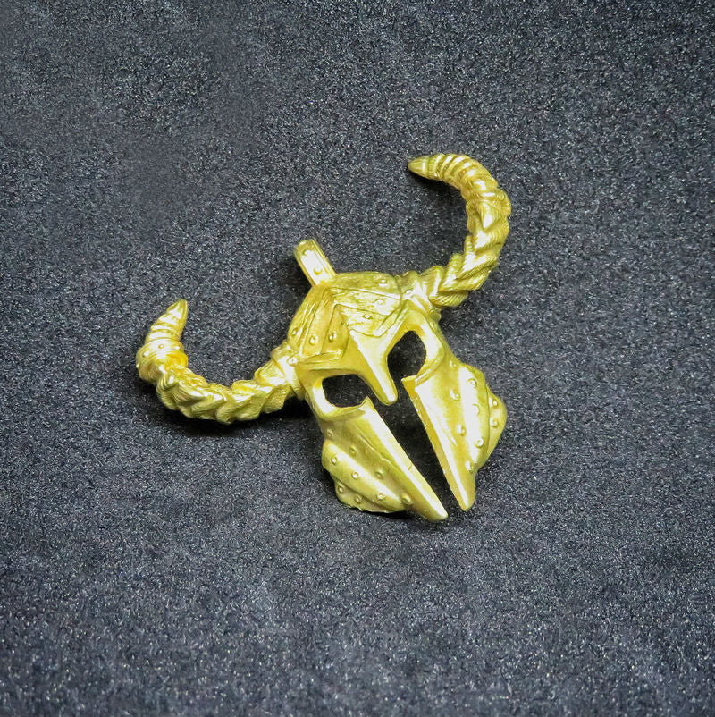 Horned Spartan Helmet Necklace - Holy Buyble