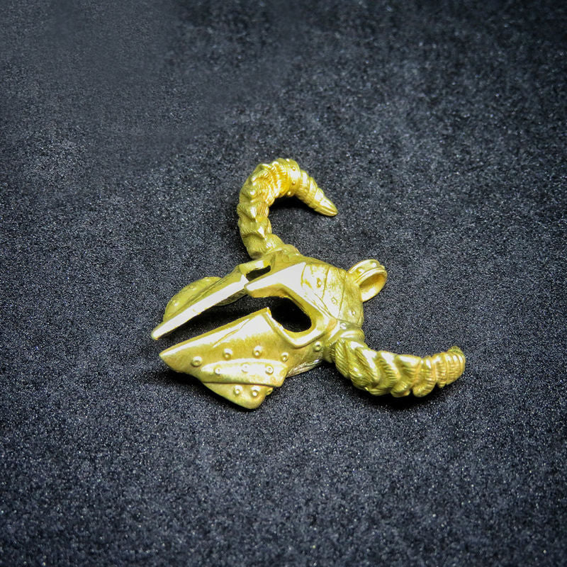Horned Spartan Helmet Necklace - Holy Buyble