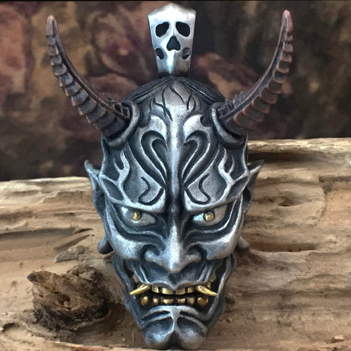 Japanese Oni Demon Pendant - Holy Buyble