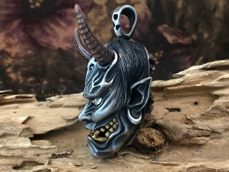 Japanese Oni Demon Pendant - Holy Buyble