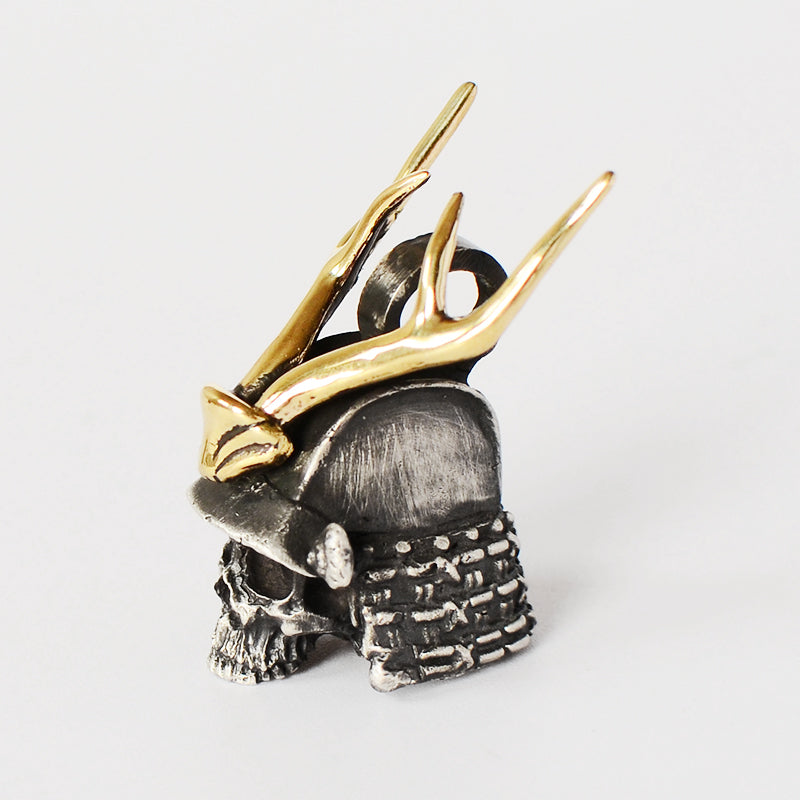 Japanese Samurai Skull Pendant - Holy Buyble