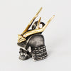 Japanese Samurai Skull Pendant - Holy Buyble