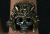 Japanese Samurai Skull Ring - Holy Buyble